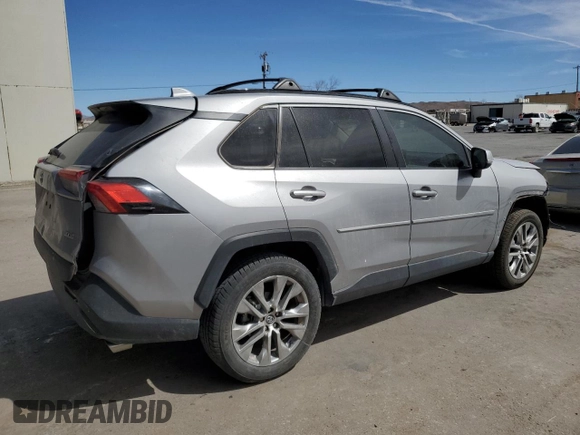 2020 Toyota RAV4 XLE Premium with VIN 2T3C1RFV9LC036563, listed as a Copart auction lot 50310165 with 79,738 mi miles and Salvage Title. Bid and sale history available at carsss.com. Image 3.
