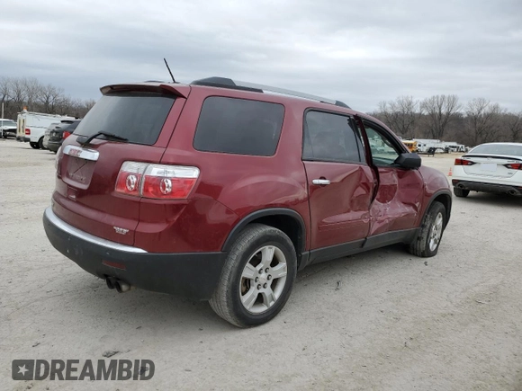 2010 GMC Acadia SLE with VIN 1GKLRLED2AJ162308, listed as a Copart auction lot 47792795 with 152,069 mi miles and Salvage Title. Bid and sale history available at DreamBid. Image 3.