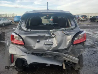 2022 Mitsubishi Mirage ES with VIN ML32AUHJXNH003347, listed as a Copart auction lot 44805205 with 48,546 mi miles and Salvage title. Bid and sale history available at DreamBid. Image 6.