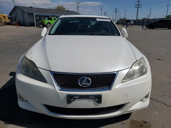 2006 Lexus IS 250 with VIN JTHCK262365001777, listed as a Copart auction lot 54920705 with 177,803 mi miles and Salvage title. Bid and sale history available at DreamBid. Image 5.