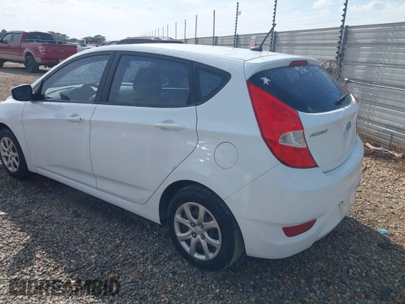 2014 Hyundai Accent GS with VIN KMHCT5AE6EU157751, listed as a IAAI auction lot 42161112 with 145,653 mi miles. Bid and sale history available at carsss.com. Image 3.