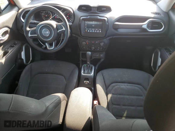 2018 Jeep Renegade Latitude with VIN ZACCJABB0JPH67244, listed as a Copart auction lot 57635965 with 163,256 mi miles and Salvage title. Bid and sale history available at DreamBid. Image 8.