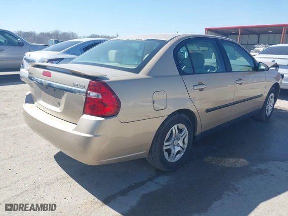 2005 Chevrolet Malibu with VIN 1G1ZS52F65F140308, listed as a IAAI auction lot 41759060 with 63,598 mi miles. Bid and sale history available at carsss.com. Image 4.