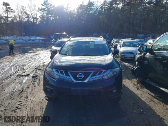 2013 Nissan Murano SV with VIN JN8AZ1MW1DW319025, listed as a IAAI auction lot 41619136 with 137,207 mi miles. Bid and sale history available at carsss.com. Image 12.