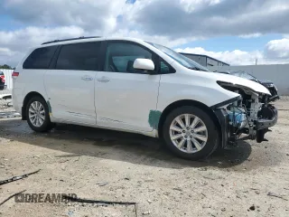 2011 Toyota Sienna XLE z VIN 5TDDK3DC1BS005600, wystawiony jako Copart lot #57795425 z przebiegiem 176 883 mil mil oraz Szkoda całkowita • Salvage title. Historia ofert i sprzedaży dostępna na DreamBid. Obrazek 4.