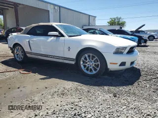 2011 Ford Mustang V6 with VIN 1ZVBP8EM6B5124484, listed as a Copart auction lot 49663055 with 132,898 mi miles and Salvage title. Bid and sale history available at DreamBid. Image 4.
