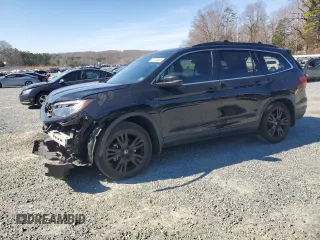 2022 Honda Pilot Special Edition with VIN 5FNYF5H23NB026170, listed as a Copart auction lot 45722465 with 58,167 mi miles and Salvage Title. Bid and sale history available at carsss.com. Image 1.