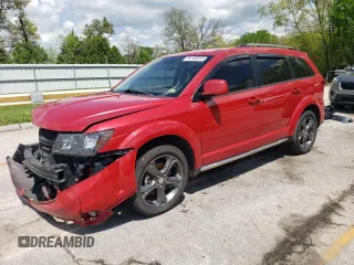 2014 Dodge Journey Crossroad with VIN 3C4PDCGGXET289504, listed as a Copart auction lot 54168555 with 256,145 mi miles and Salvage title. Bid and sale history available at DreamBid. Image 1.
