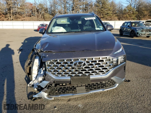 2022 Hyundai Santa Fe Hybrid Limited with VIN KM8S5DA12NU047485, listed as a Copart auction lot 80131314 with 43,498 mi miles and Salvage Title. Bid and sale history available at carsss.com. Image 5.