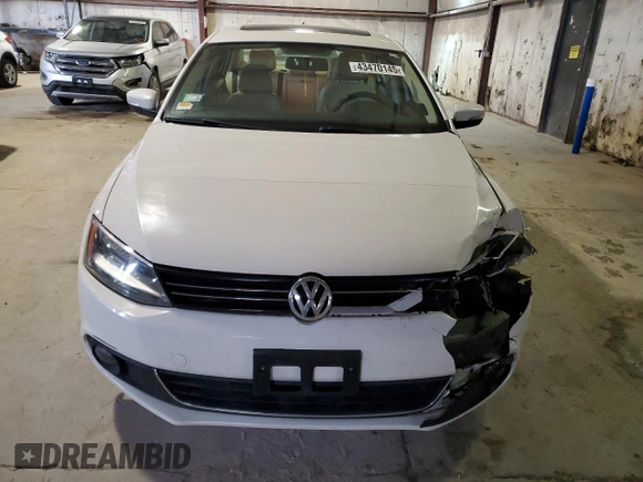 2012 Volkswagen Jetta SEL with VIN 3VWLP7AJ9CM314236, listed as a Copart auction lot 43470145 with 134,705 mi miles and Salvage title. Bid and sale history available at DreamBid. Image 5.