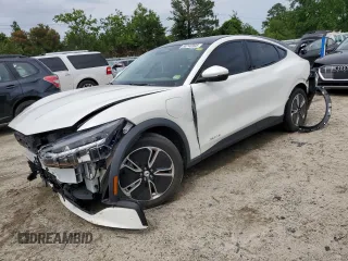 2021 Ford Mustang Mach-E Select z VIN 3FMTK1RM5MMA19614, wystawiony jako Copart lot #58245905 z przebiegiem 28 975 mil mil oraz Szkoda całkowita • Salvage title. Historia ofert i sprzedaży dostępna na DreamBid. Obrazek 1.