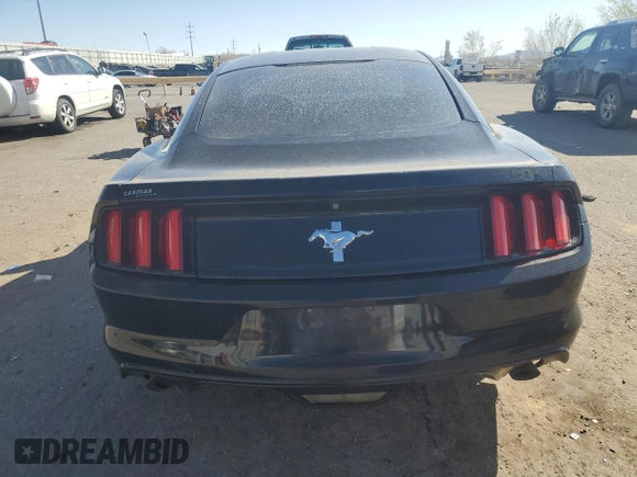 2016 Ford Mustang V6 with VIN 1FA6P8AM4G5269000, listed as a Copart auction lot 49352485 with 130,948 mi miles and Salvage Title. Bid and sale history available at carsss.com. Image 6.