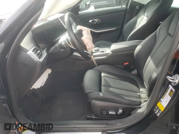 2023 BMW 3 Series 330i xDrive with VIN 3MW89FF0XP8D57640, listed as a Copart auction lot 45045985 with 24,368 mi miles and Salvage Title. Bid and sale history available at carsss.com. Image 7.