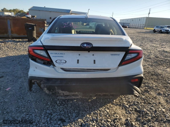 2022 Subaru WRX Premium with VIN JF1VBAF66N9022577, listed as a Copart auction lot 81981744 with 13,689 mi miles and Salvage Title. Bid and sale history available at carsss.com. Image 6.