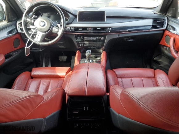 2015 BMW X6 xDrive35i with VIN 5UXKU2C55F0F96006, listed as a Copart auction lot 50830585 with 128,479 mi miles and Salvage Title. Bid and sale history available at carsss.com. Image 8.
