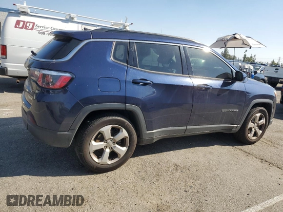 2020 Jeep Compass Altitude with VIN 3C4NJCBB4LT105392, listed as a Copart auction lot 44616755 with 196,044 mi miles and Clean Title. Bid and sale history available at carsss.com. Image 3.