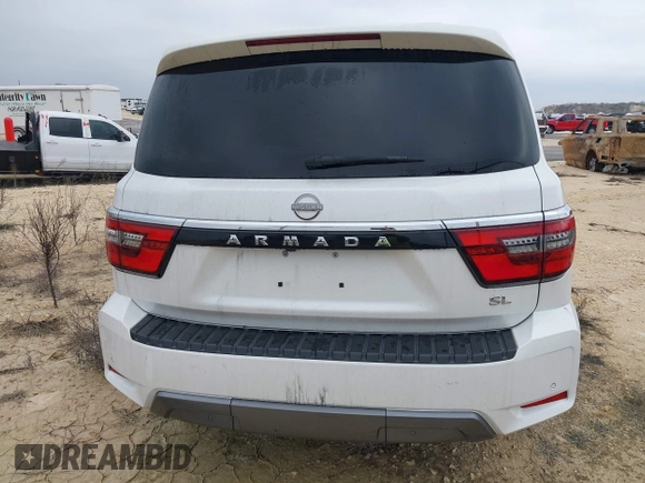 2022 Nissan Armada SL with VIN JN8AY2BC7N9160576, listed as a IAAI auction lot 40990189 with 1 mi miles. Bid and sale history available at carsss.com. Image 17.