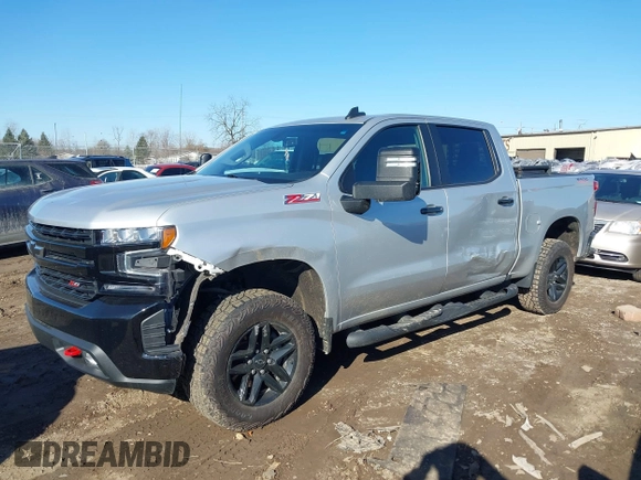 2022 Chevrolet Silverado 1500 LT Trail Boss with VIN 1GCPYFED5NZ121454, listed as a IAAI auction lot 41727229 with 42,302 mi miles and . Bid and sale history available at DreamBid. Image 18.