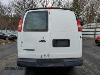 2013 Chevrolet Express Cargo Van with VIN 1GCWGGCAXD1156632, listed as a Copart auction lot 42946155 with 293,180 mi miles and Clean Title. Bid and sale history available at carsss.com. Image 6.