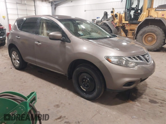 2014 Nissan Murano SL with VIN JN8AZ1MU7EW403382, listed as a IAAI auction lot 41209842 with 174,020 mi miles. Bid and sale history available at carsss.com. Image 1.