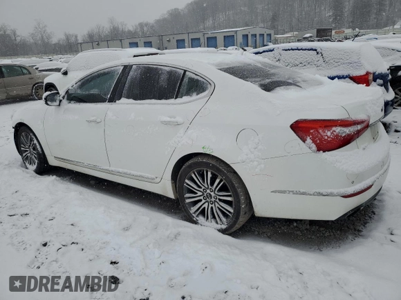 2014 Kia Cadenza Premium with VIN KNALN4D77E5127008, listed as a Copart auction lot 86964554 with 144,381 mi miles and Salvage Title. Bid and sale history available at carsss.com. Image 2.
