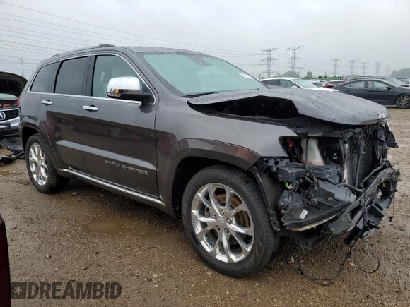 2019 Jeep Grand Cherokee Summit with VIN 1C4RJFJT4KC610260, listed as a Copart auction lot 59525215 with 38,303 mi miles and Salvage title. Bid and sale history available at DreamBid. Image 4.