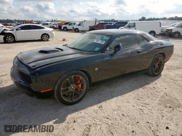 2021 Dodge Challenger R/T Scat Pack z VIN 2C3CDZFJ5MH672468, wystawiony jako Copart lot #59611165 z przebiegiem 19 100 mil mil oraz Szkoda całkowita • Salvage title. Historia ofert i sprzedaży dostępna na DreamBid. Obrazek 1.
