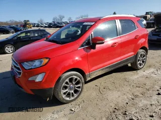 2019 Ford EcoSport Titanium z VIN MAJ6S3KL8KC299323, wystawiony jako Copart lot #49142505 z przebiegiem 69 874 mil mil oraz Szkoda całkowita • Salvage title. Historia ofert i sprzedaży dostępna na DreamBid. Obrazek 1.
