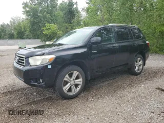 2008 Toyota Highlander Sport with VIN JTEES43A782000472, listed as a Copart auction lot 62280755 with 362,787 mi miles and Clean title. Bid and sale history available at DreamBid. Image 1.