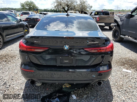 2021 BMW 2 Series 228i xDrive with VIN WBA73AK01M7H54370, listed as a Copart auction lot 61303235 with 72,804 mi miles and Salvage title. Bid and sale history available at DreamBid. Image 6.