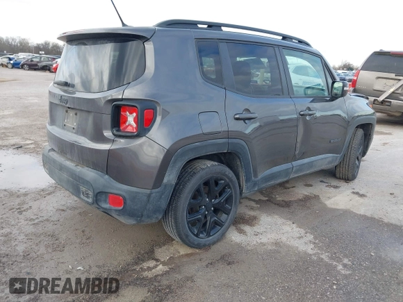 2017 Jeep Renegade Altitude z VIN ZACCJABB7HPE88450, wystawiony jako IAAI lot #41785466 z przebiegiem 119 370 mil mil oraz . Historia ofert i sprzedaży dostępna na DreamBid. Obrazek 4.