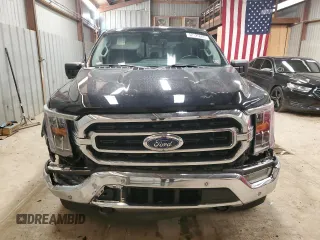 2022 Ford F-150 XL with VIN 1FTFW1E8XNKD98360, listed as a Copart auction lot 52125665 with 53,223 mi miles and Salvage Title. Bid and sale history available at DreamBid. Image 5.