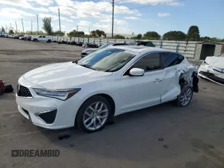 2019 Acura ILX with VIN 19UDE2F36KA012300, listed as a Copart auction lot 87868955 with 57,542 mi miles and Non Repairable. Bid and sale history available at carsss.com. Image 1.