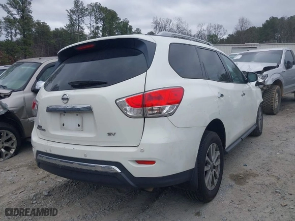 2016 Nissan Pathfinder S with VIN 5N1AR2MN5GC669879, listed as a IAAI auction lot 41489628 with 1 mi miles. Bid and sale history available at carsss.com. Image 4.