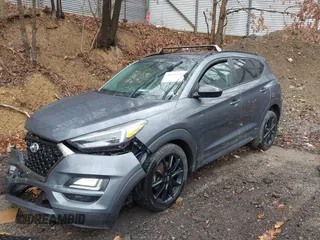 2019 Hyundai Tucson Ultimate with VIN KM8J3CAL0KU020133, listed as a IAAI auction lot 41856333 with 93,772 mi miles. Bid and sale history available at carsss.com. Image 18.