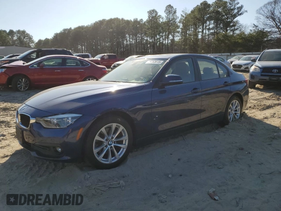 2016 BMW 3 Series 320i xDrive with VIN WBA8E5G59GNT41491, listed as a Copart auction lot 48753615 with 127,305 mi miles and Salvage Title. Bid and sale history available at carsss.com. Image 1.