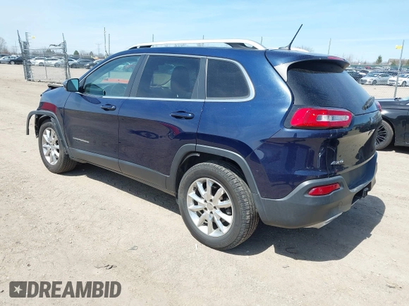 2015 Jeep Cherokee Limited with VIN 1C4PJMDS5FW649720, listed as a IAAI auction lot 42046740 with 158,147 mi miles. Bid and sale history available at carsss.com. Image 3.