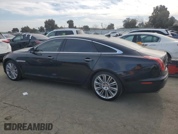 2015 Jaguar XJ with VIN SAJWA2GZ4F8V86379, listed as a Copart auction lot 42624615 with 55,803 mi miles and Salvage Title. Bid and sale history available at carsss.com. Image 2.