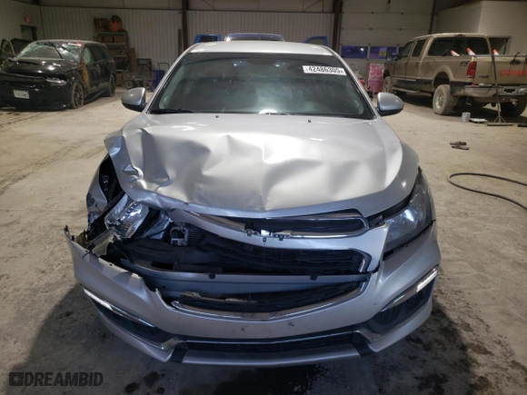 2015 Chevrolet Cruze LT with VIN 1G1PE5SB7F7125646, listed as a Copart auction lot 42486305 with 192,246 mi miles and Salvage Title. Bid and sale history available at carsss.com. Image 5.
