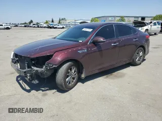 2019 Kia Optima LX z VIN 5XXGT4L37KG338855, wystawiony jako Copart lot #56357705 z przebiegiem 142 658 mil mil oraz Szkoda całkowita • Salvage title. Historia ofert i sprzedaży dostępna na DreamBid. Obrazek 1.