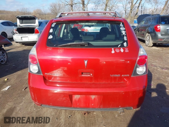 2009 Pontiac Vibe with VIN 5Y2SM670X9Z402770, listed as a IAAI auction lot 41200223 with 174,891 mi miles. Bid and sale history available at carsss.com. Image 16.