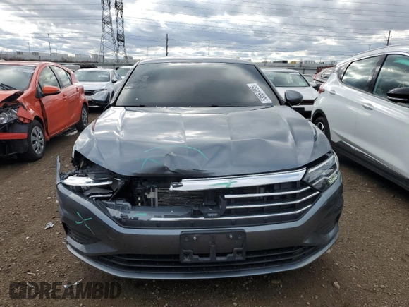 2019 Volkswagen Jetta S with VIN 3VWC57BU9KM134543, listed as a Copart auction lot 53554895 with 51,347 mi miles and Salvage title. Bid and sale history available at DreamBid. Image 5.