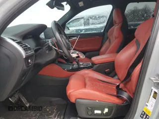 2022 BMW X3 M with VIN 5YM13EC02N9L76701, listed as a Copart auction lot 43724295 with 17,136 mi miles and Salvage Title. Bid and sale history available at carsss.com. Image 7.