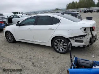 2014 Kia Cadenza Premium with VIN KNALN4D75E5162825, listed as a Copart auction lot 71092014 with 99,637 mi miles and Salvage Title. Bid and sale history available at carsss.com. Image 2.