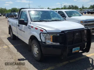 2018 Ford F-150 XL with VIN 1FTMF1EB9JKD38518, listed as a IAAI auction lot 42730627 with 205,804 mi miles and . Bid and sale history available at DreamBid. Image 2.
