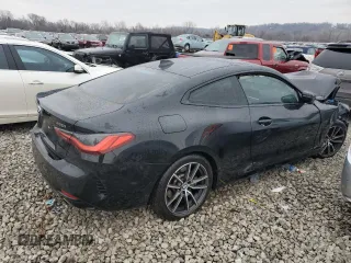 2022 BMW 4 Series 430i xDrive with VIN WBA73AP07NCK48427, listed as a Copart auction lot 86302794 with 46,006 mi miles and Salvage Title. Bid and sale history available at DreamBid. Image 3.