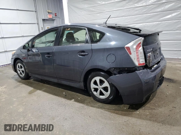 2013 Toyota Prius One with VIN JTDKN3DU1D5573393, listed as a Copart auction lot 47281815 with 166,273 mi miles and Salvage Title. Bid and sale history available at carsss.com. Image 2.