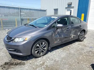 2015 Honda Civic LX with VIN 2HGFB2F53FH054899, listed as a Copart auction lot 58485685 with 55,143 mi miles and Non repairable. Bid and sale history available at DreamBid. Image 1.