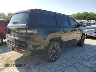 2024 Jeep Grand Wagoneer Series II Obsidian with VIN 1C4SJVFP5RS192539, listed as a Copart auction lot 62644495 with 7,780 mi miles and Salvage title. Bid and sale history available at DreamBid. Image 3.
