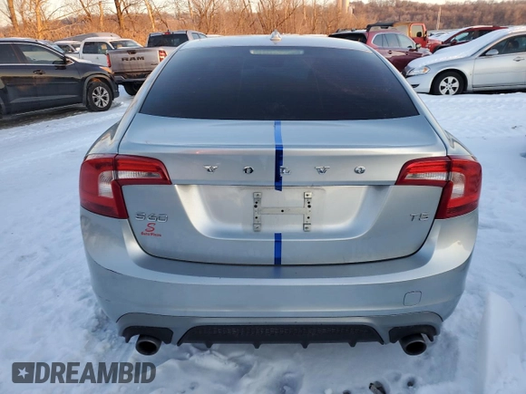2017 Volvo S60 Dynamic with VIN YV126MFL6H2423031, listed as a Copart auction lot 87505455 with 111,130 mi miles and Salvage Title. Bid and sale history available at carsss.com. Image 6.